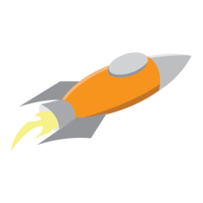 Escape Velocity Orange Rocket